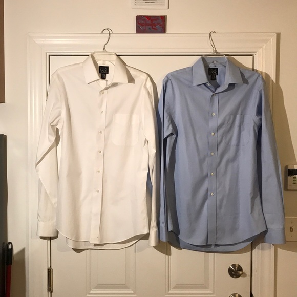 2 Joseph A Banks Dress Shirts *Never Left Closet* - Picture 1 of 4